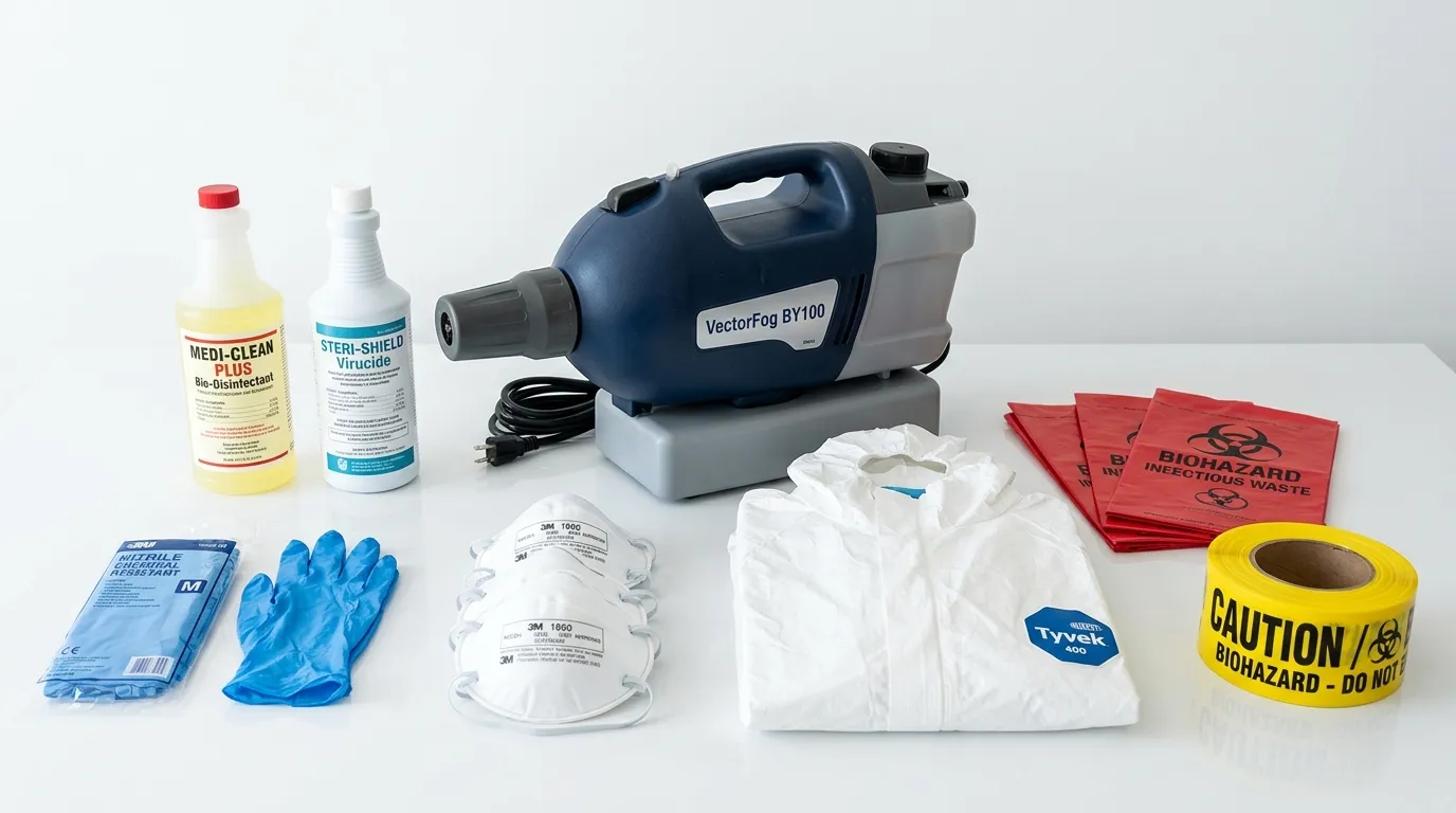 Professional biohazard remediation crew working in Robinson Heights